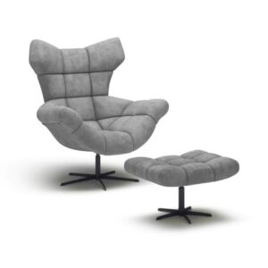 Sensi swivel chair + foot stool