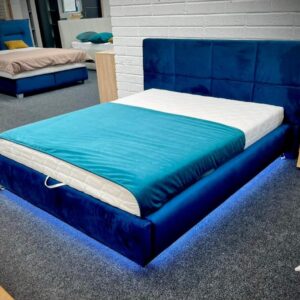 Asti- Double Size bed frame + LED