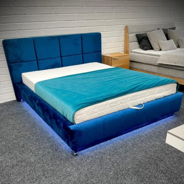 Asti + LED bed frame - king size